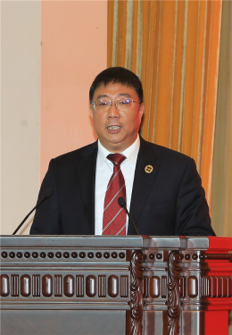 徐州工程機(jī)械集團(tuán)有限公司總裁陸川作經(jīng)驗(yàn)交流